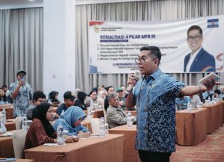 Lokot Nasution Tekankan Penguatan Nilai Kebangsaan Saat Sosialisasi 4 Pilar di Medan