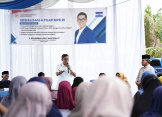 M. Lokot Nasution Ajak Masyarakat Perkuat Nilai Kebangsaan Melalui Sosialisasi Empat Pilar di Medan Area