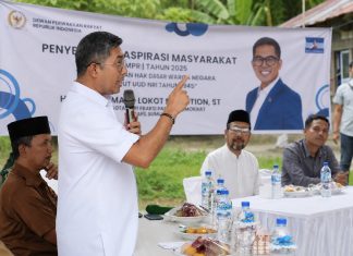 Lokot Nasution Tegaskan Pemenuhan Hak Dasar Warga Negara Dimulai dari Aspirasi Masyarakat